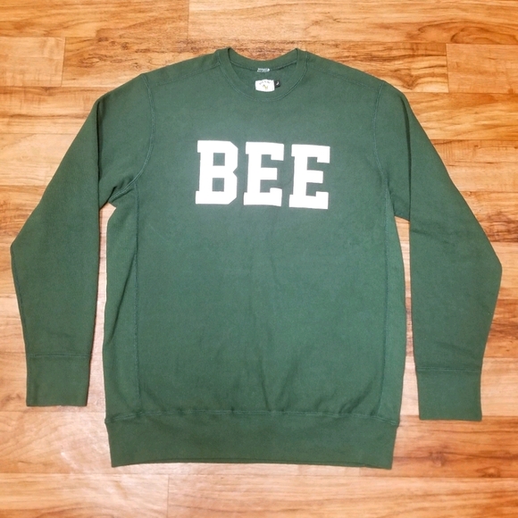 BEE LINE crewneck Reversible Weave /Sz L - Picture 2 of 6